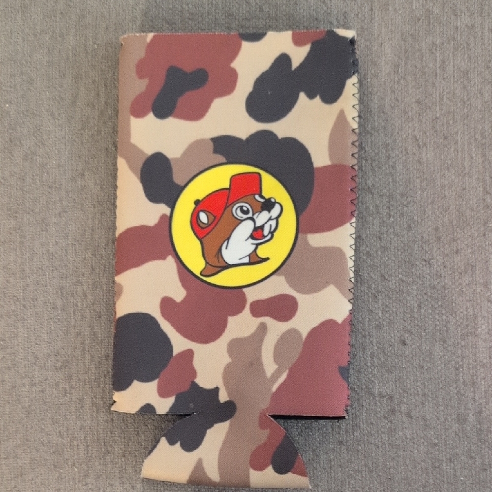 Camouflage Can 24oz. Cooler with Cartoon Logo